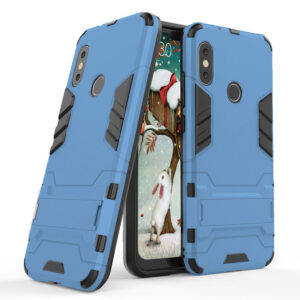 Phone Case BBR Iron Armor ( Shockproof - Rugged ) with Kickstand for XIAOMI MI A2 LITE BLUE
