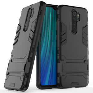 Phone Case BBR Iron Armor ( Shockproof - Rugged ) with Kickstand for XIAOMI REDMI 9 BLACK