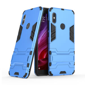 Phone Case BBR Iron Armor ( Shockproof - Rugged ) with Kickstand for  XIAOMI REDMI NOTE 5 PRO BLUE