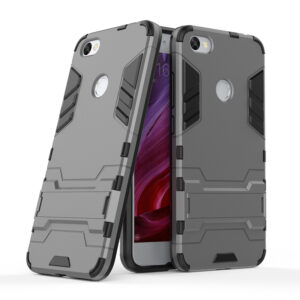 Phone Case BBR Iron Armor ( Shockproof - Rugged ) with Kickstand for  XIAOMI REDMI NOTE 5A GRAY