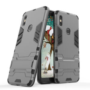 Phone Case BBR Iron Armor ( Shockproof - Rugged ) with Kickstand for  XIAOMI MI A2 GRAY