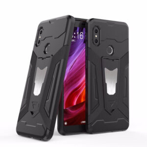 Phone Case BBR Racer Armor ( Shockproof - Rugged ) with Kickstand for XIAOMI MI A2 LITE BLACK