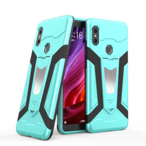 Phone Case BBR Racer Armor ( Shockproof - Rugged ) with Kickstand for XIAOMI MI A2 / 6X CYAN