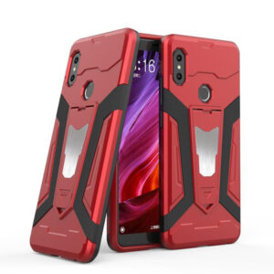 Phone Case BBR Racer Armor ( Shockproof - Rugged ) with Kickstand for REDMI NOTE 6 PRO RED