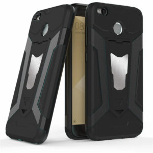 Phone Case BBR Racer Armor ( Shockproof - Rugged ) with Kickstand for  XIAOMI REDMI 4X BLACK