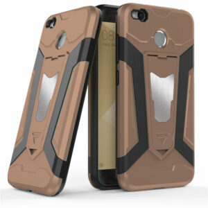 Phone Case BBR Racer Armor ( Shockproof - Rugged ) with Kickstand for  XIAOMI REDMI 4 BROWN