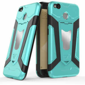 Phone Case BBR Racer Armor ( Shockproof - Rugged ) with Kickstand for  XIAOMI REDMI 4X CYAN