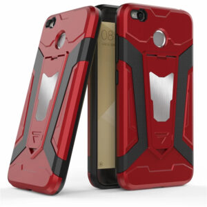 Phone Case BBR Racer Armor ( Shockproof - Rugged ) with Kickstand for  XIAOMI REDMI 4X RED