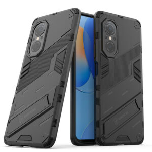 Phone Case BBR Steel Armor ( Shockproof - Rugged ) with Kickstand for HUAWEI NOVA 9 SE BLACK