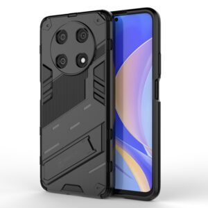 Phone Case BBR Steel Armor ( Shockproof - Rugged ) with Kickstand for HUAWEI NOVA Y90 BLACK