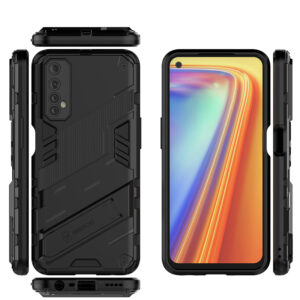 Phone Case BBR Steel Armor ( Shockproof - Rugged ) with Kickstand for REALME 7 BLACK