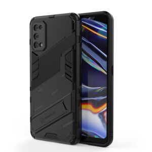Phone Case BBR Steel Armor ( Shockproof - Rugged ) with Kickstand for REALME 7 PRO BLACK