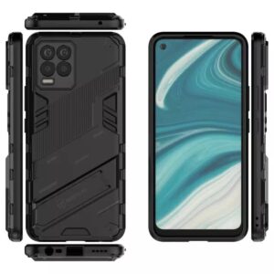 Phone Case BBR Steel Armor ( Shockproof - Rugged ) with Kickstand for REALME 8 PRO 4G BLACK