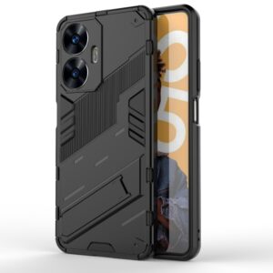 Phone Case BBR Steel Armor ( Shockproof - Rugged ) with Kickstand for REALME C55 4G BLACK