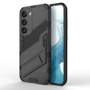 Phone Case BBR Steel Armor ( Shockproof - Rugged ) with Kickstand for SAMSUNG Galaxy S23 BLACK