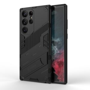 Phone Case BBR Steel Armor ( Shockproof - Rugged ) with Kickstand for SAMSUNG Galaxy S23 ULTRA BLACK