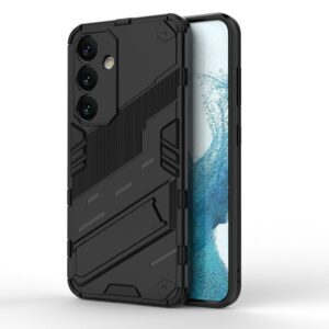 Phone Case BBR Steel Armor ( Shockproof - Rugged ) with Kickstand for SAMSUNG Galaxy S24 BLACK