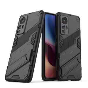 Phone Case BBR Steel Armor ( Shockproof - Rugged ) with Kickstand for XIAOMI 12 PRO BLACK