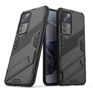 Phone Case BBR Steel Armor ( Shockproof - Rugged ) with Kickstand for XIAOMI 12T BLACK