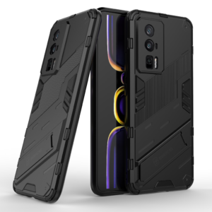 Phone Case BBR Steel Armor ( Shockproof - Rugged ) with Kickstand for XIAOMI POCO F5 PRO BLACK