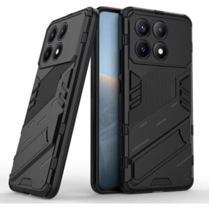 Phone Case BBR Steel Armor ( Shockproof - Rugged ) with Kickstand for XIAOMI POCO X6 PRO 5G BLACK