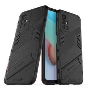 Phone Case BBR Steel Armor ( Shockproof - Rugged ) with Kickstand for XIAOMI REDMI 10 4G BLACK