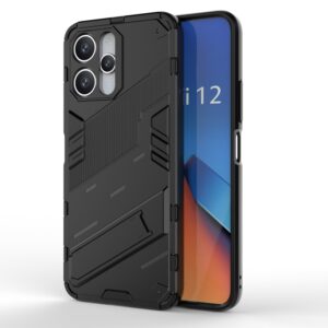 Phone Case BBR Steel Armor ( Shockproof - Rugged ) with Kickstand for XIAOMI POCO M6 PRO 5G BLACK