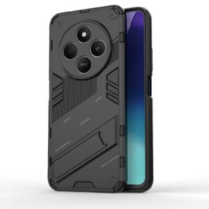 Phone Case BBR Steel Armor ( Shockproof - Rugged ) with Kickstand for XIAOMI POCO C75 BLACK