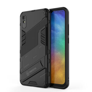 Phone Case BBR Steel Armor ( Shockproof - Rugged ) with Kickstand for XIAOMI REDMI 9A BLACK