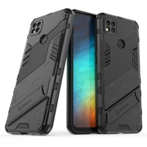 Phone Case BBR Steel Armor ( Shockproof - Rugged ) with Kickstand for XIAOMI REDMI 10A BLACK
