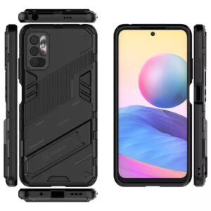 Phone Case BBR Steel Armor ( Shockproof - Rugged ) with Kickstand for XIAOMI POCO M3 PRO BLACK