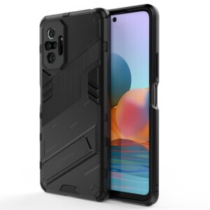 Phone Case BBR Steel Armor ( Shockproof - Rugged ) with Kickstand for XIAOMI REDMI NOTE 10 PRO BLACK