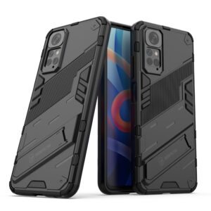 Phone Case BBR Steel Armor ( Shockproof - Rugged ) with Kickstand for XIAOMI REDMI NOTE 11 4G BLACK