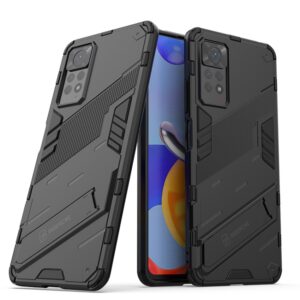 Phone Case BBR Steel Armor ( Shockproof - Rugged ) with Kickstand for XIAOMI REDMI NOTE 12 PRO 4G BLACK