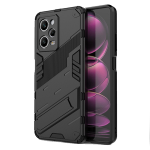 Phone Case BBR Steel Armor ( Shockproof - Rugged ) with Kickstand for XIAOMI REDMI NOTE 12 PRO 5G BLACK