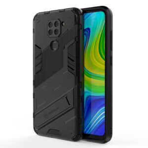 Phone Case BBR Steel Armor ( Shockproof - Rugged ) with Kickstand for XIAOMI REDMI NOTE 9 BLACK