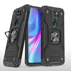 Phone Case BBR Platinum Armor ( Shockproof - Rugged ) with Kickstand-Ring for XIAOMI REDMI NOTE 8 PRO BLACK