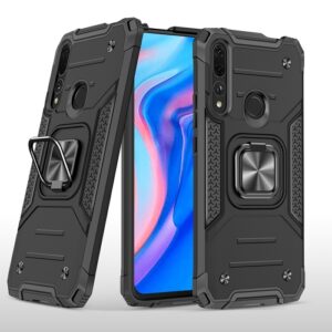 Phone Case BBR Platinum Armor ( Shockproof - Rugged ) with Kickstand-Ring for HONOR 9X BLACK