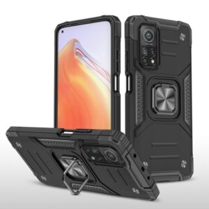 Phone Case BBR Platinum Armor ( Shockproof - Rugged ) with Kickstand-Ring for XIAOMI MI 10T PRO BLACK