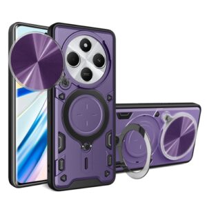 Phone Case BBR Slider Two Armor ( Shockproof - Rugged ) with Kickstand-Ring and cameras slide cover for XIAOMI REDMI 14C 4G PURPLE