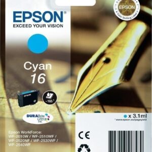 Ink Epson (Original) EPSON 16 CYAN BULK (C13T162240)