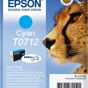 Ink Epson (Original) EPSON T0712 CYAN (C13T071240)