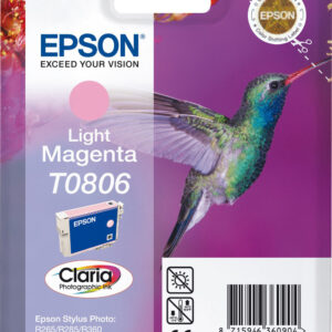 Ink Epson (Original) EPSON T0806 LIGHT MAGENTA (C13T080640)