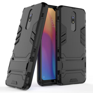 Phone Case BBR Iron Armor ( Shockproof - Rugged ) with Kickstand for XIAOMI REDMI 8A BLACK