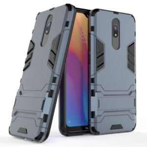 Phone Case BBR Iron Armor ( Shockproof - Rugged ) with Kickstand for  XIAOMI REDMI 8 NAVY BLUE