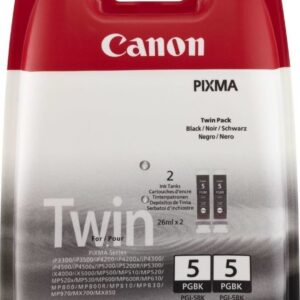 Ink (Original) CANON PGI-5BK TWN PACK BLACK (0628B030)