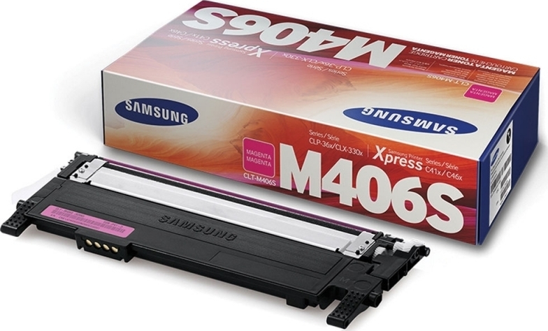 Toner (Original) Samsung CLT-M406S Magenta 1000 Pages (SU252A)