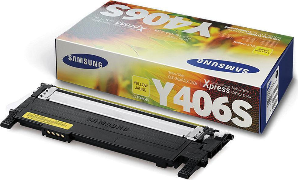 Toner (Original) Samsung CLT-Y406S Yellow 1000 Pages (SU462A)